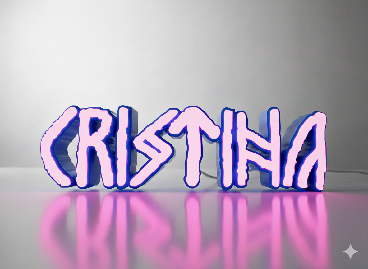 Lámpara Personalizada "CRISTINA"