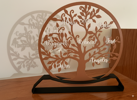Árbol Genealógico Personalizado en 3D