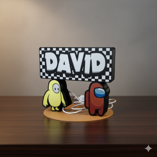 Lámpara personalizada “DAVID”
