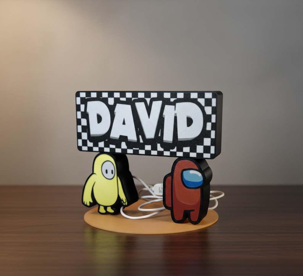 Lámpara personalizada “DAVID”