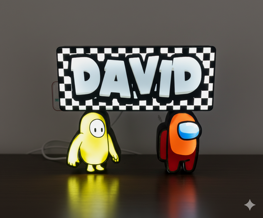 Lámpara personalizada “DAVID”