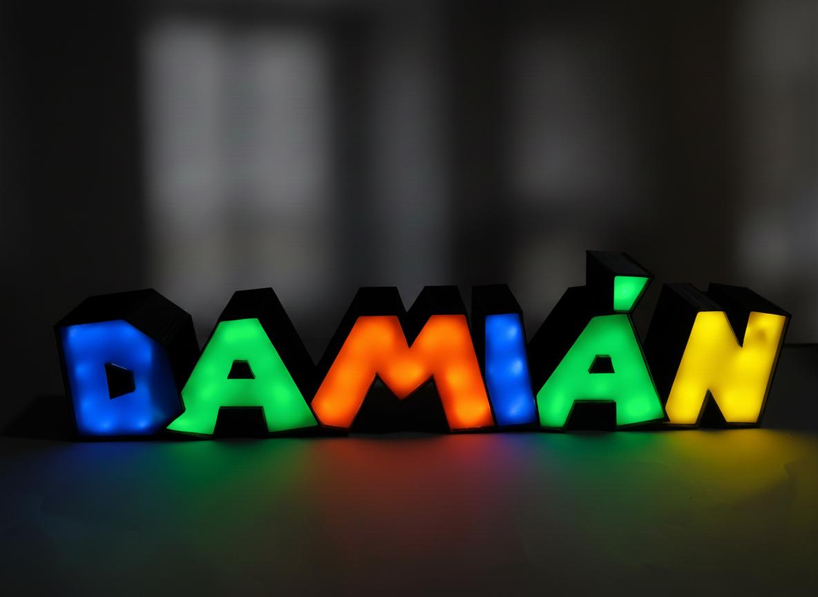 Lámpara personalizada “DAMIÁN”