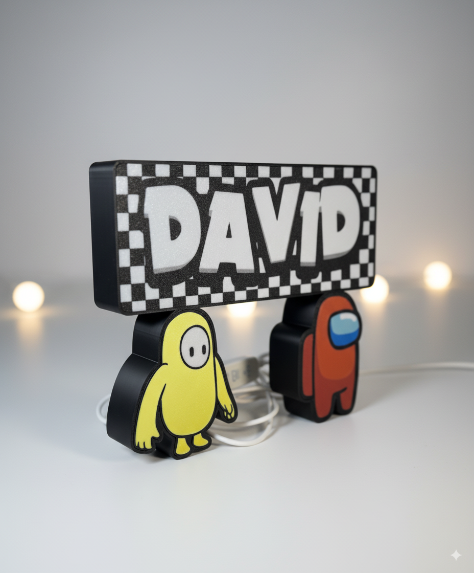 Lámpara personalizada “DAVID”