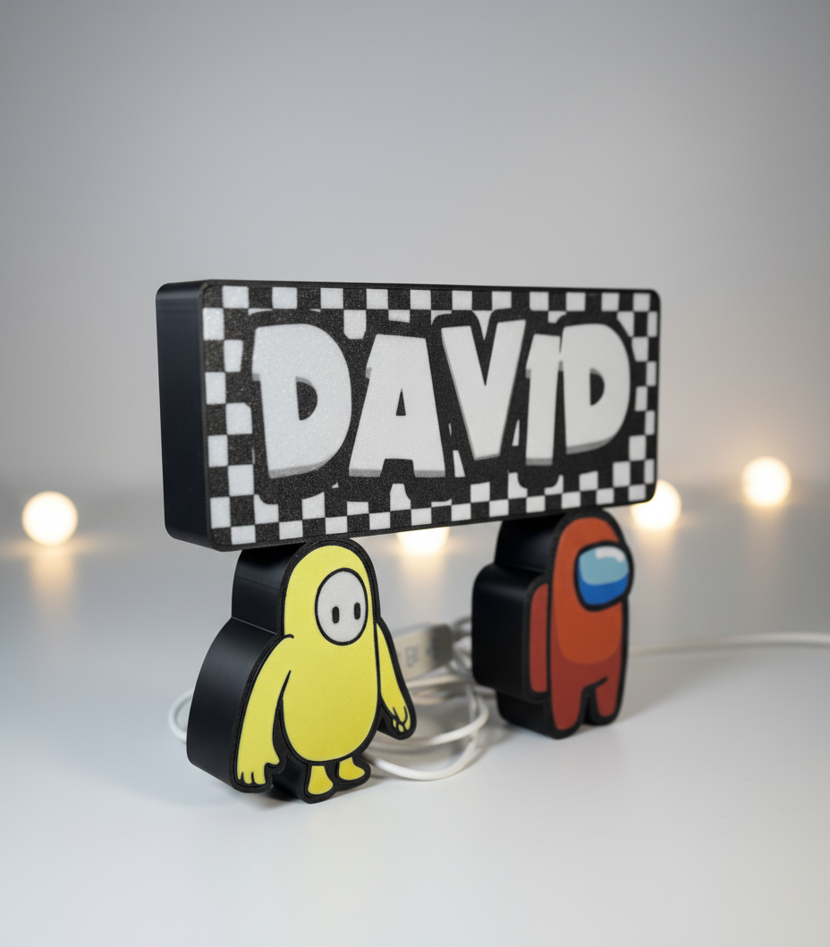 Lámpara personalizada “DAVID”