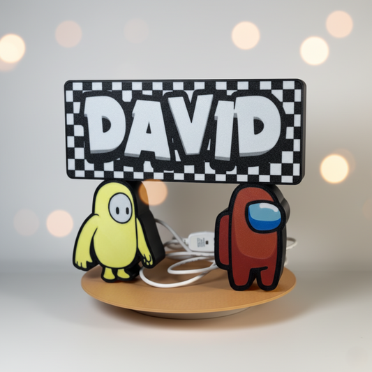 Lámpara personalizada “DAVID”