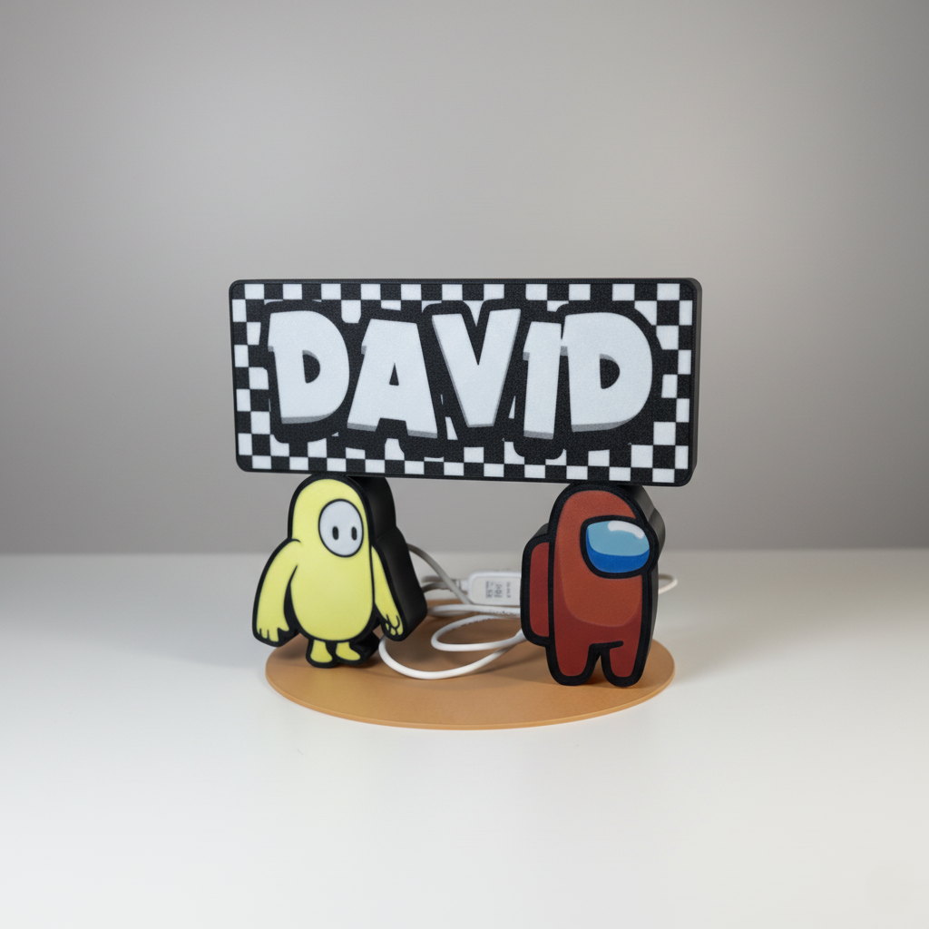 Lámpara personalizada “DAVID”