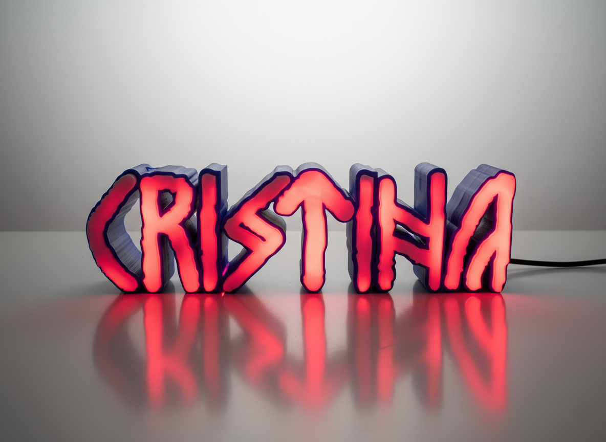 Lámpara Personalizada "CRISTINA"