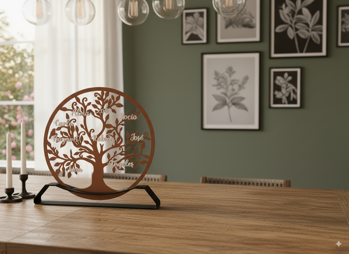 Árbol Genealógico Personalizado en 3D