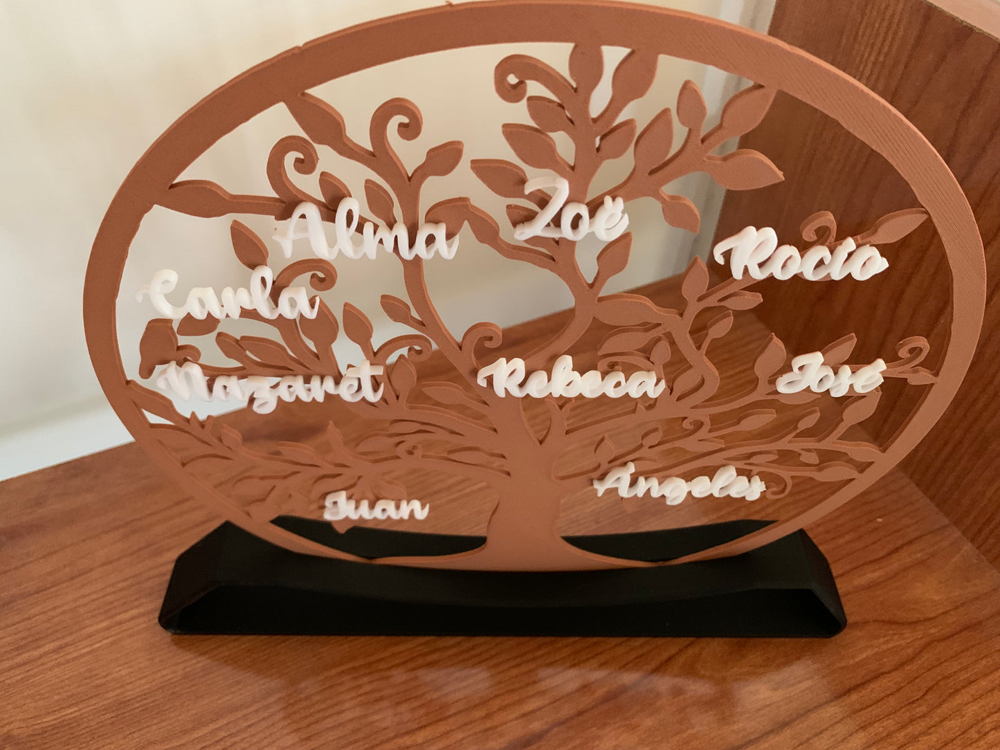 Árbol Genealógico Personalizado en 3D